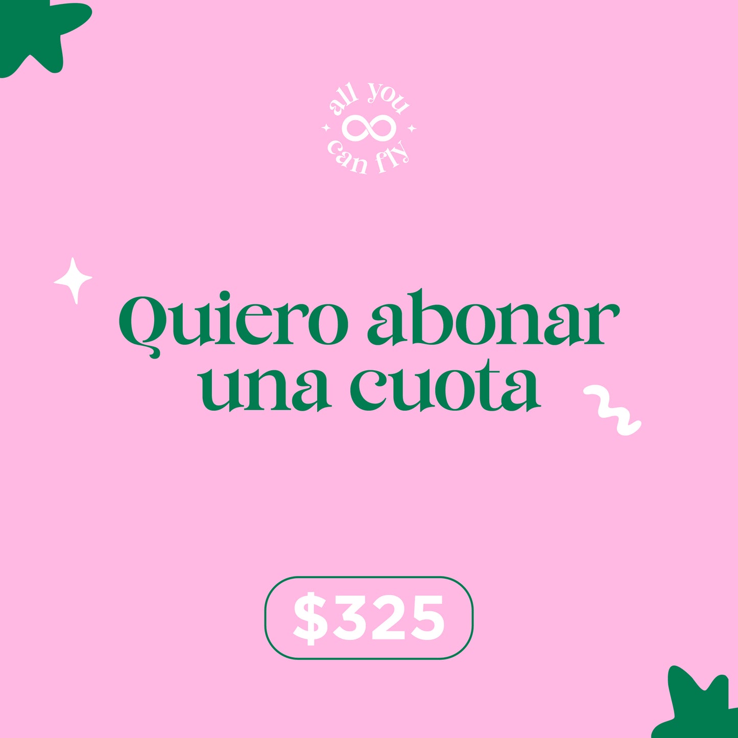 Cuota $325