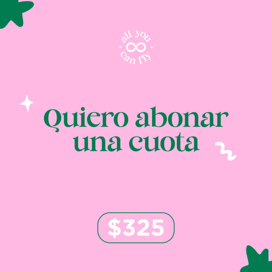 Cuota $325